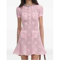 Rochii Crochet knit short Dress Femei