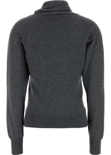 Pulovere Tom Ford Cashmere turtleneck Sweater DARK GREY MELANGE Femei (BM 18310810) 2