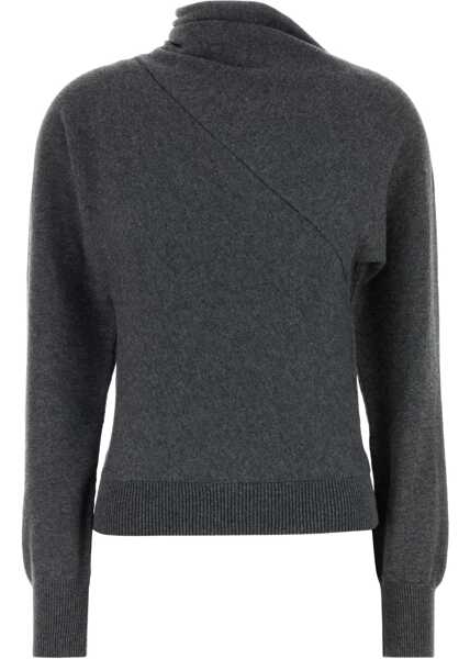 Pulovere Tom Ford Cashmere turtleneck Sweater DARK GREY MELANGE Femei (BM 18310810) 1