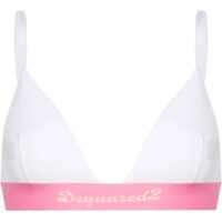 Sutiene Stretch Cotton Triangle Bra With Logoed Elastic Band Femei