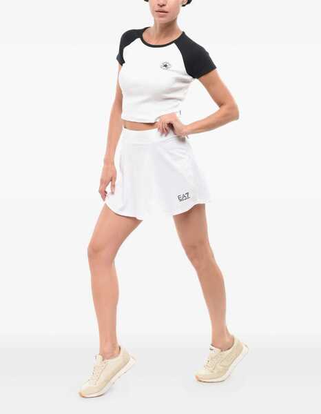 Fuste casual Armani Emporio Ventus Tennis Mini Skirt White Femei (BM 18310864) 2