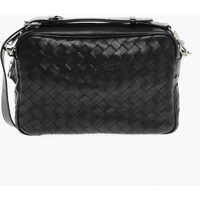 Genti tip postas Woven Leather Avenue Crossbody Bag Barbati