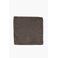 Esarfe Patterned Silk And Cotton Pocket Square Barbati