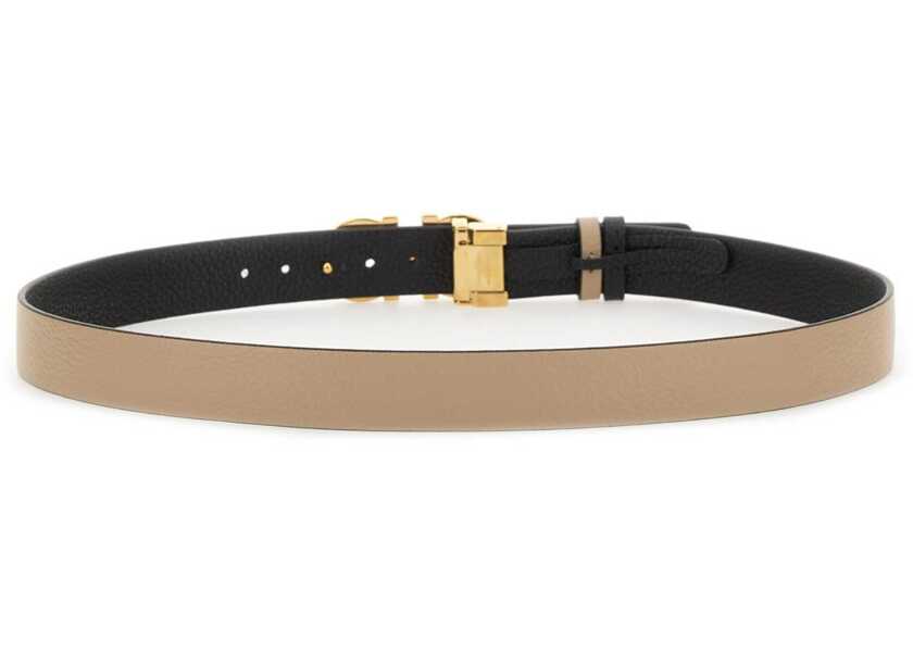 Curele Ferragamo Reversible Belt Hooks BEIGE Femei (BM 18311044) 3