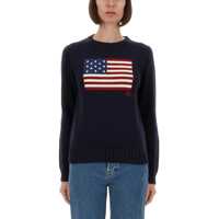Pulovere casual "Flag" Shirt Femei