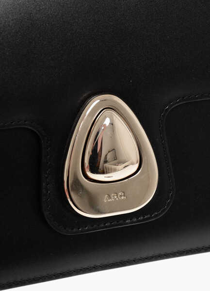 Genti tip postas A.P.C. Leather Astra Crossbody Bag Black Femei (BM 18311203) 4