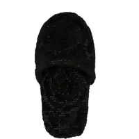 Sandale fara toc pentru Fete - Sandale fara toc Versace Terry And Lurex Bath Slippers Black Fete (BM 18311221) - B-mall.ro