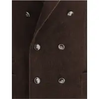 Geci Brunello Cucinelli pentru Barbati - Sacouri Brunello Cucinelli Velvet Blazer Jacket MORO Barbati (BM 18311317) - B-mall.ro