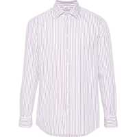 Camasi casual Hairline Patterned Cotton Shirt With Standard Collar Barbati