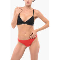 Sutiene Microfiber Triangle Bra With Logoed Band Femei