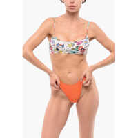 Sutiene Printed Microfiber Bra Femei