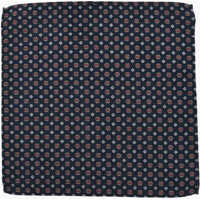 Esarfe Patterned Silk And Cotton Pocket Square Barbati