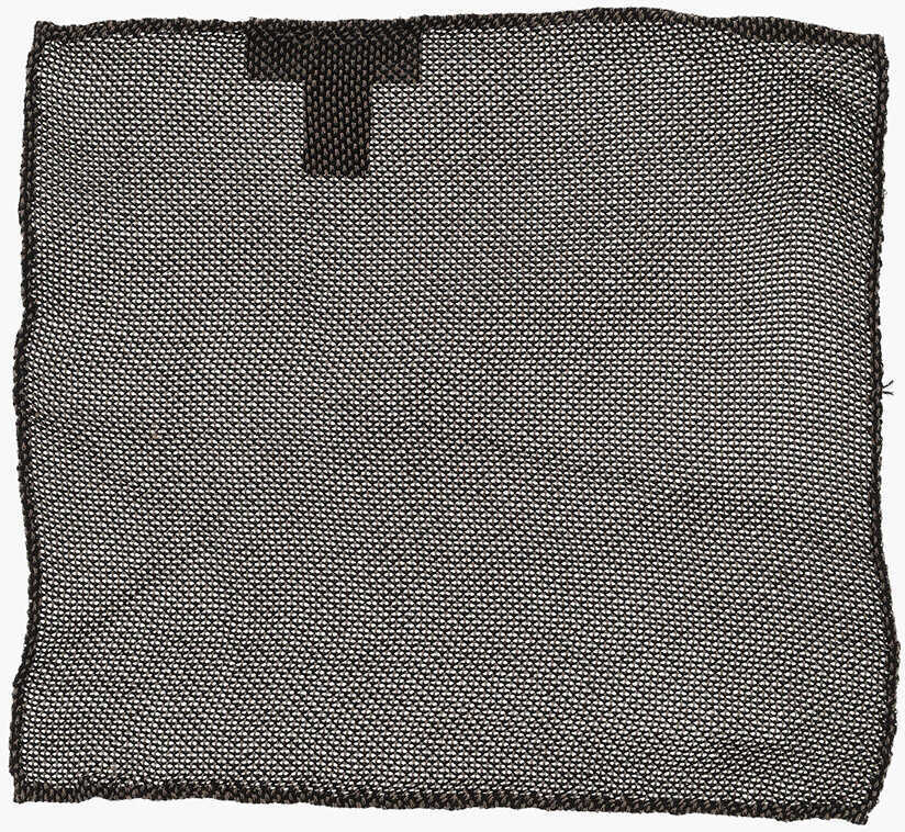 Esarfe DSQUARED2 Solid Color Gauzed Silk Pocket Square Brown Barbati (BM 18311458) 1