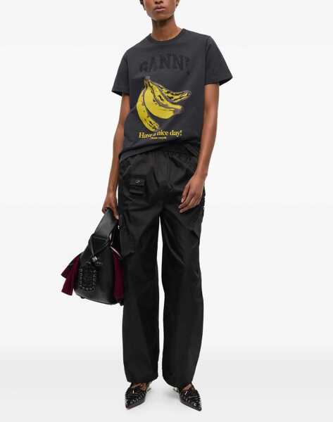 Tricouri Ganni Relaxed Fit T-Shirt GREY Femei (BM 18311707) 2