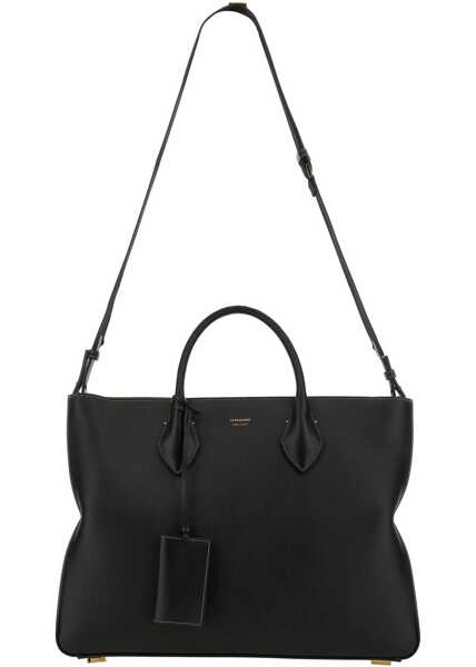 Genti de mana Ferragamo Star-Shaped Tote Bag Large BLACK Barbati (BM 18311812) 4