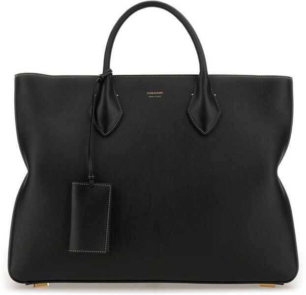Genti de mana Ferragamo Star-Shaped Tote Bag Large BLACK Barbati (BM 18311812) 1