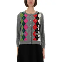 Cardigane Jacquard Cashmere Cardigan Femei
