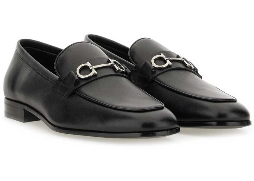 Mocasini Ferragamo Moccasin Gancini BLACK Barbati (BM 18311845) 2