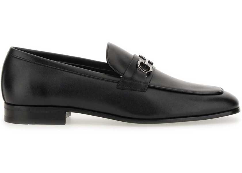 Mocasini Ferragamo Moccasin Gancini BLACK Barbati (BM 18311845) 1