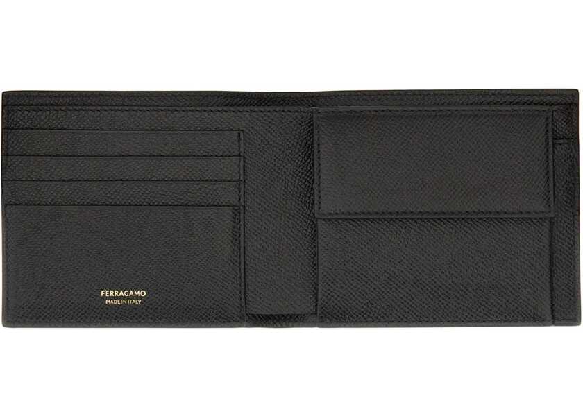 Portofele Ferragamo Gancini Wallet BLACK Barbati (BM 18311851) 3