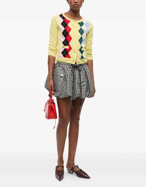 Cardigane Ganni Jacquard Cashmere Cardigan MULTICOLOUR Femei (BM 18311911) 2