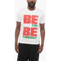Tricouri Crewneck T-Shirt Beyou With Front Print Barbati