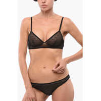 Sutiene Monogram Lace Triangle Bra Femei