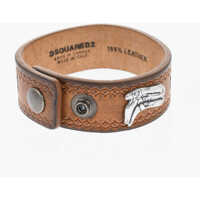 Bratari Leather Bracelet With Silver-Tone Detail Femei