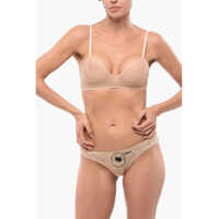 Sutiene Monogram Lace Triangle Bra Femei