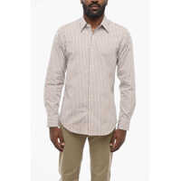 Camasi casual Awning Patterned Popeline Cotton Shirt Barbati