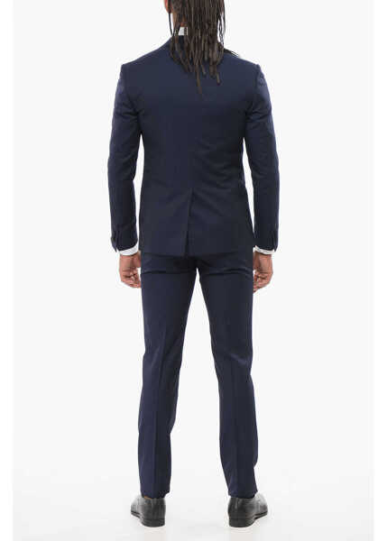 Costume CORNELIANI Shawl Lapel Cerimonia Academy 3-Piece Suit Blue Barbati (BM 18312322) 4