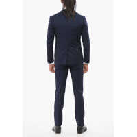 Costume CORNELIANI pentru Barbati - Costume CORNELIANI Shawl Lapel Cerimonia Academy 3-Piece Suit Blue Barbati (BM 18312322) - B-mall.ro