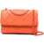 Tory Burch Quilted Leather Fleming Crossbody Bag Orange