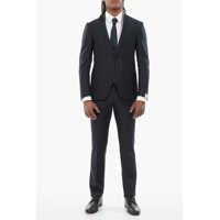 Costume Shawl Lapel Cerimonia Academy 3-Piece Suit Barbati