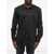 Armani Emporio Cotton Blend Slim Fit Shirt Black