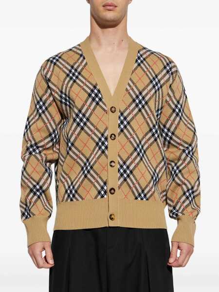 Cardigane Burberry Wool-Blend Cardigan BEIGE Barbati (BM 18312517) 3