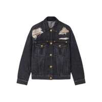 Geci Versace Denim Blouson Clothing Femei