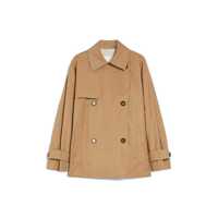 Paltoane Max Mara Zeno Short Trench Coat In Water-Repellent Twill Femei