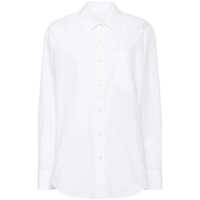 Camasi Alexander Wang Boyfriend Shirt With Logo Flag Tag Clothing Femei
