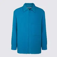 Geci de iarna Valentino Garavani Blue Down Jacket Barbati