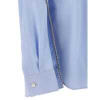 Camasi Stella McCartney Dama - Camasi Stella McCartney Stella McCartney Light Blue Cotton Shirt With Chain Detail BLUE Femei (BM 18315552) - B-mall.ro
