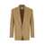 Saint Laurent Saint Laurent Wool Single-Breasted Jacket Beige