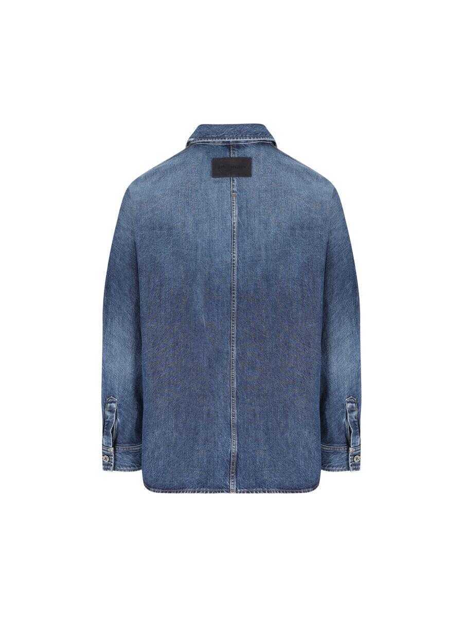 Camasi Givenchy Givenchy Shirts BLUE Barbati (BM 18316404) 2