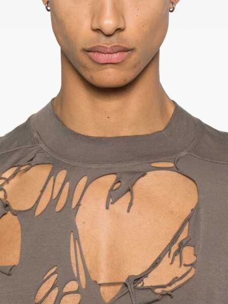 Topuri Rick Owens Rick Owens Drkshdw Tarp T Top GRAY Barbati (BM 18316812) 5