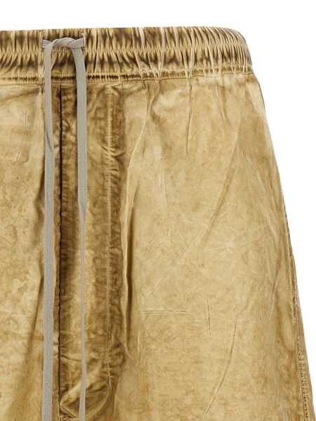 Pantaloni Rick Owens Rick Owens Drkshdw Drawstring Pods Bermuda Shorts Beige Barbati (BM 18316821) 3