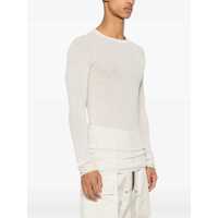 Tricouri Rick Owens pentru Barbati - Tricouri Rick Owens Rick Owens Rib T-Shirt WHITE Barbati (BM 18318300) - B-mall.ro