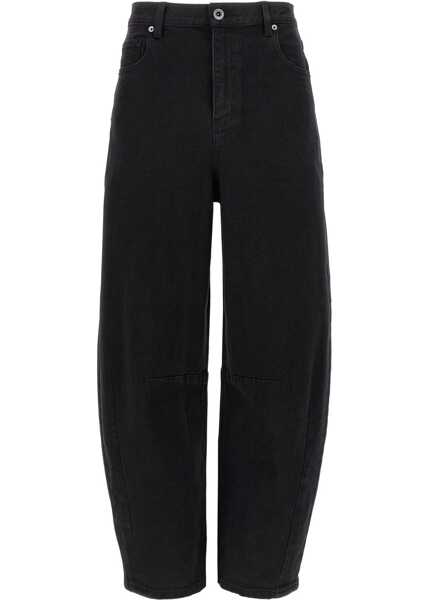 Blugi Self-Portrait Barrel leg Jeans BLACK Femei (BM 18319498) 1