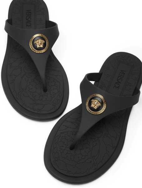 Sandale Versace Thong Sandal Alia BLACK Femei (BM 18319660) 4
