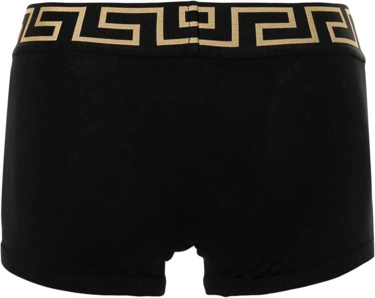 Lenjerie intima Versace Boxer Shorts With Greek BLACK Barbati (BM 18319669) 2
