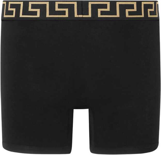 Lenjerie intima Versace Boxer Shorts With Greek BLACK Barbati (BM 18319699) 2